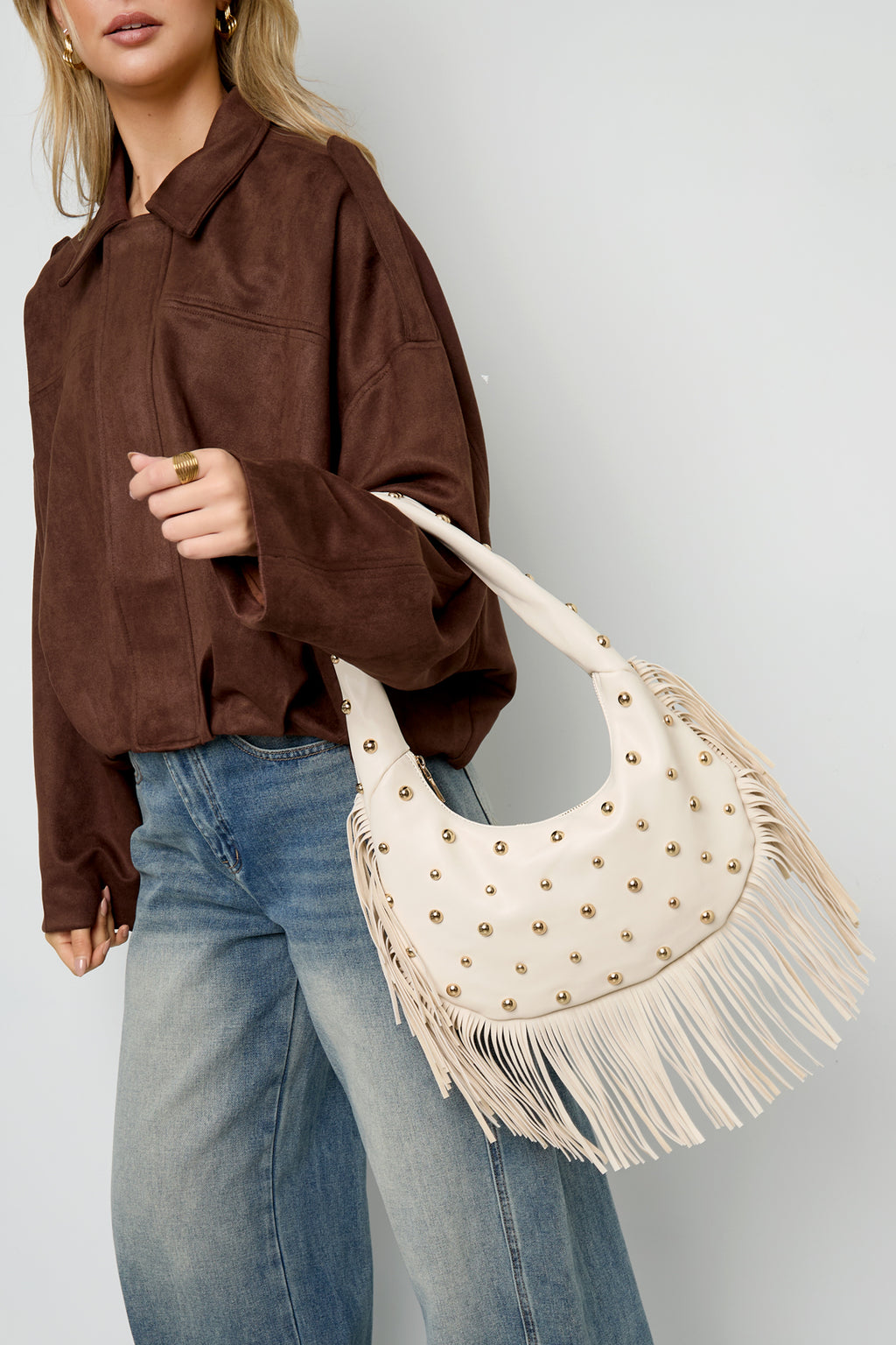 Stud bag wit