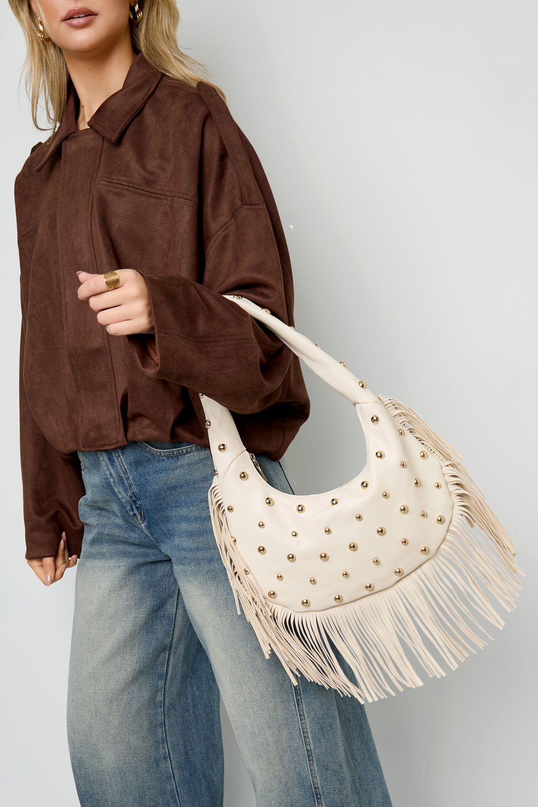 Stud bag wit