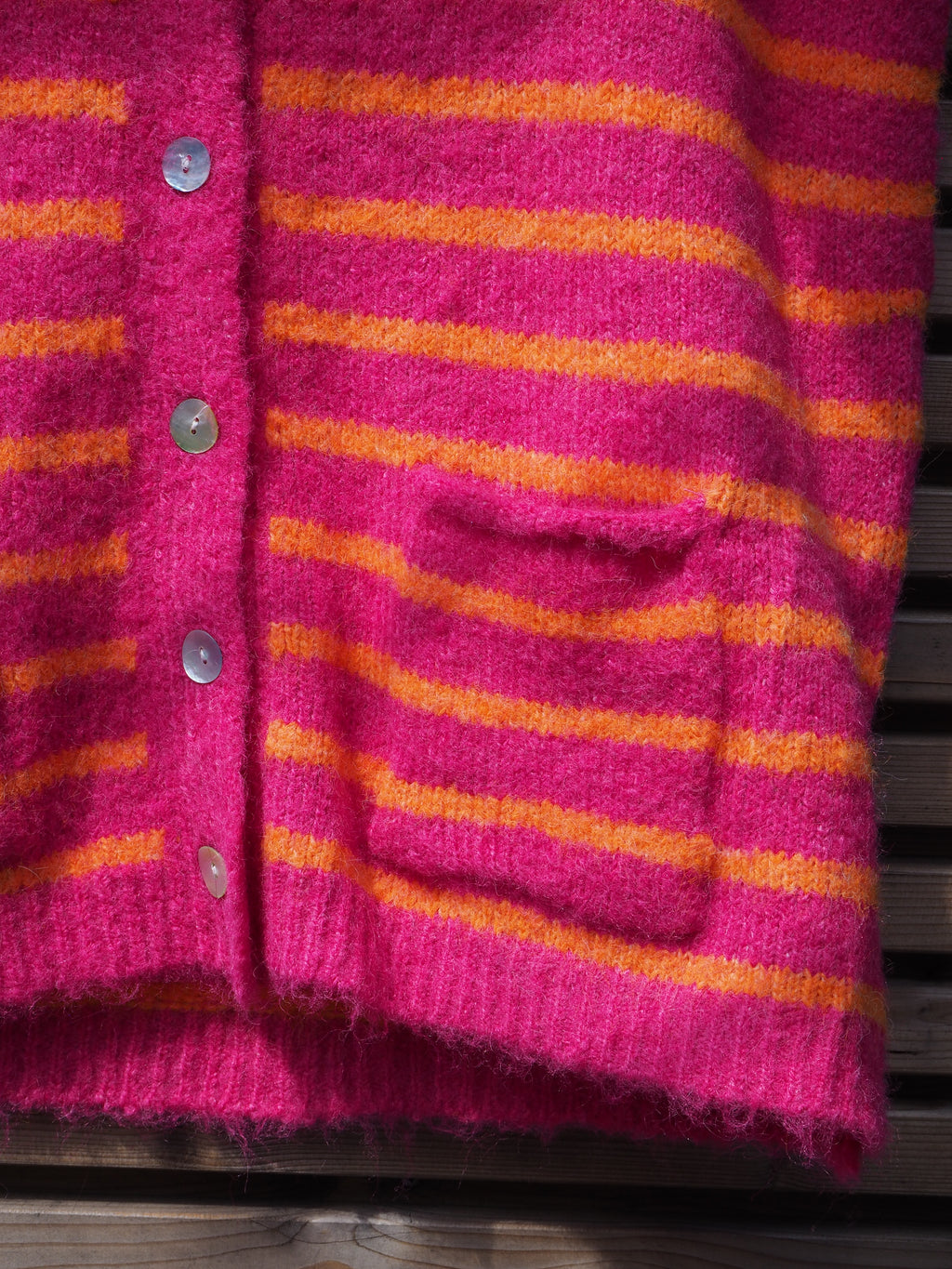 Sunset striped spencer
