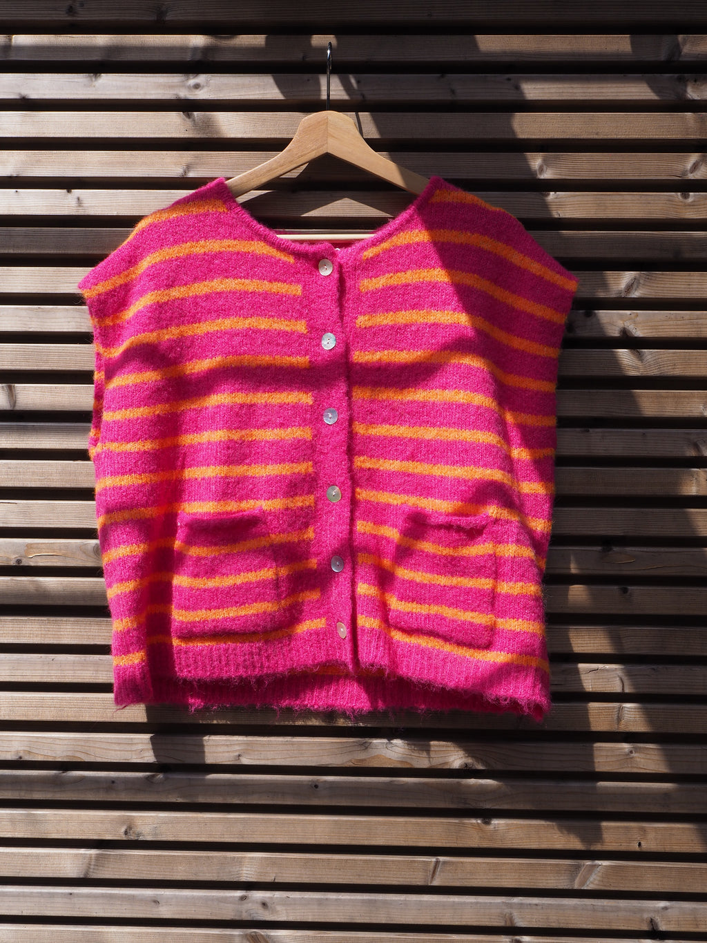 Sunset striped spencer