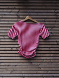 Pink striped top