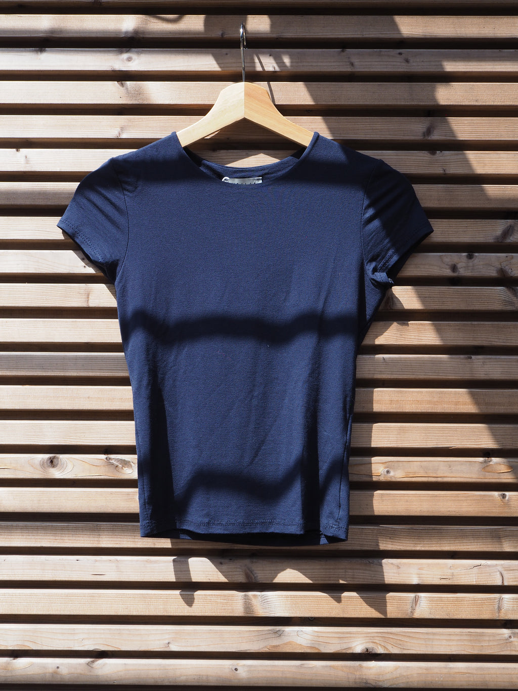 Basic dark blue top
