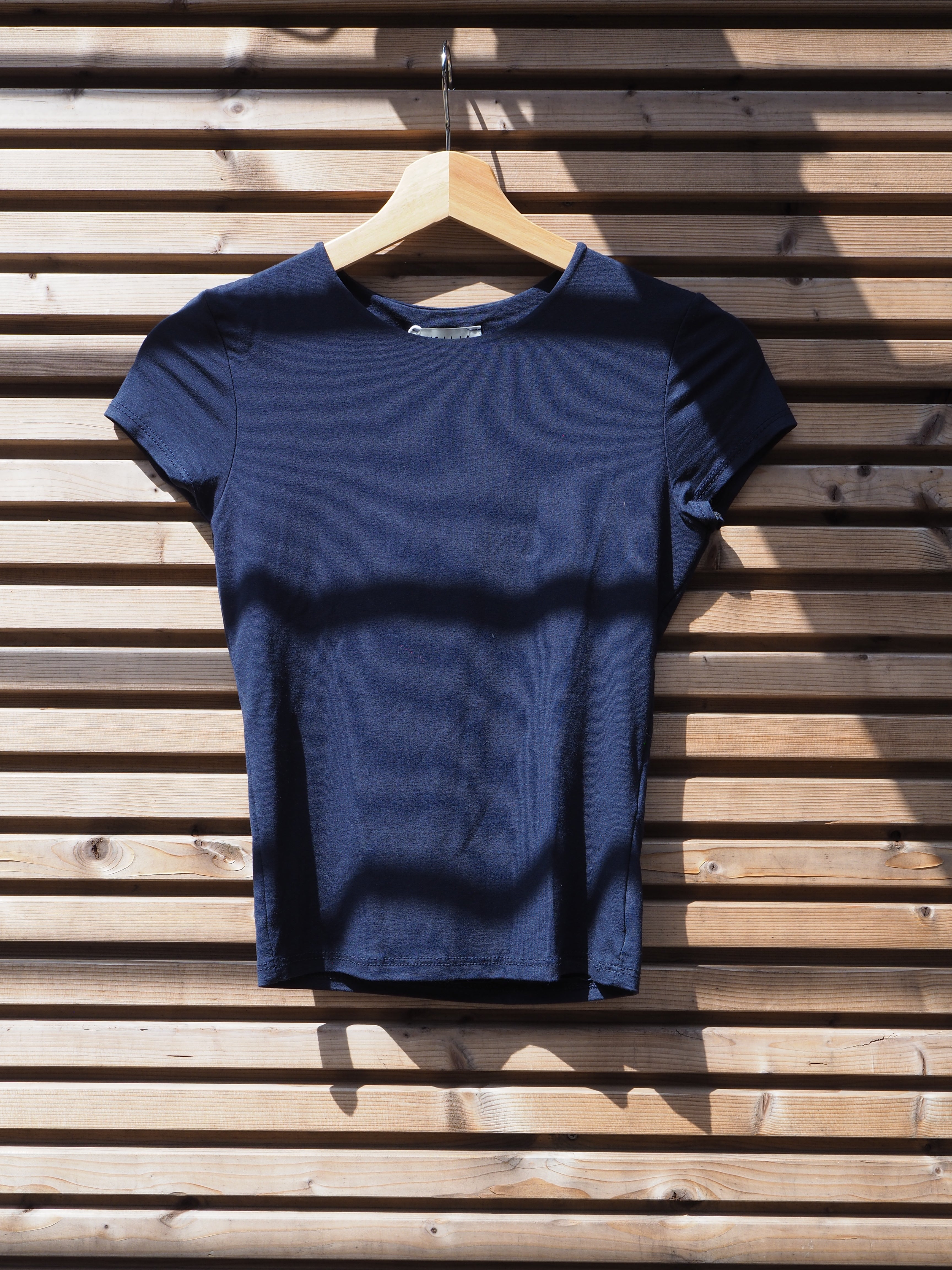 Basic dark blue top