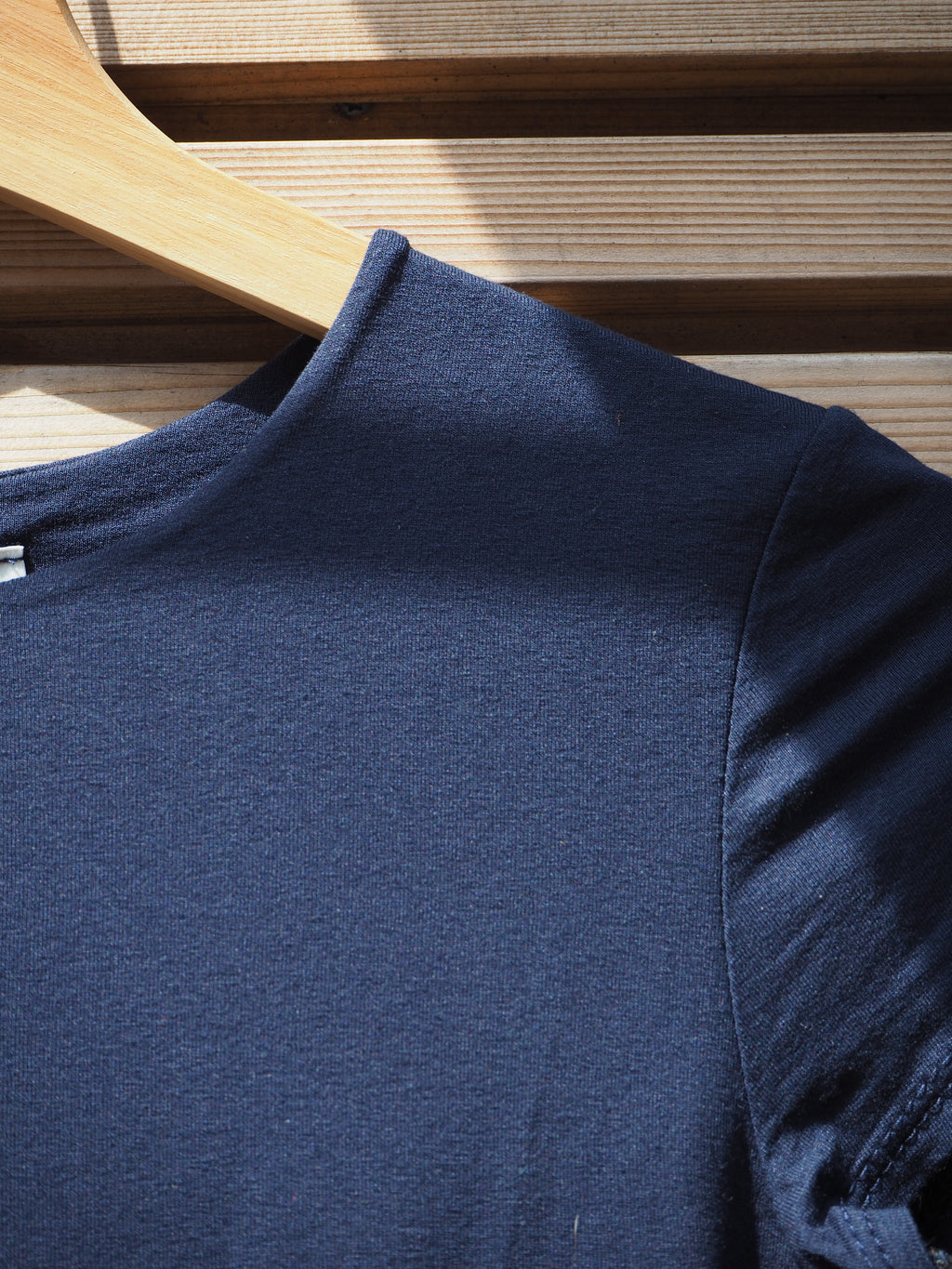 Basic dark blue top