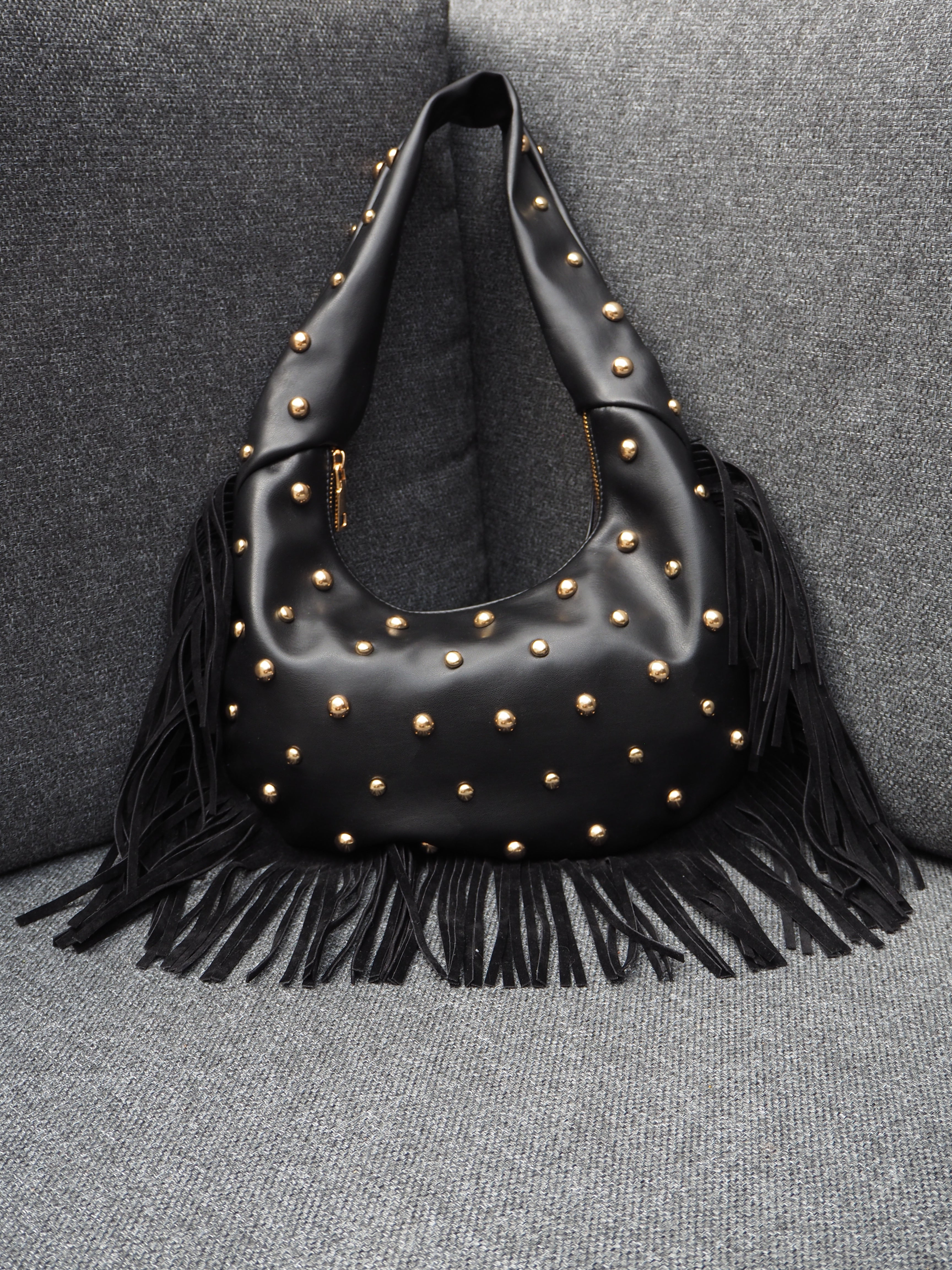 Stud bag zwart